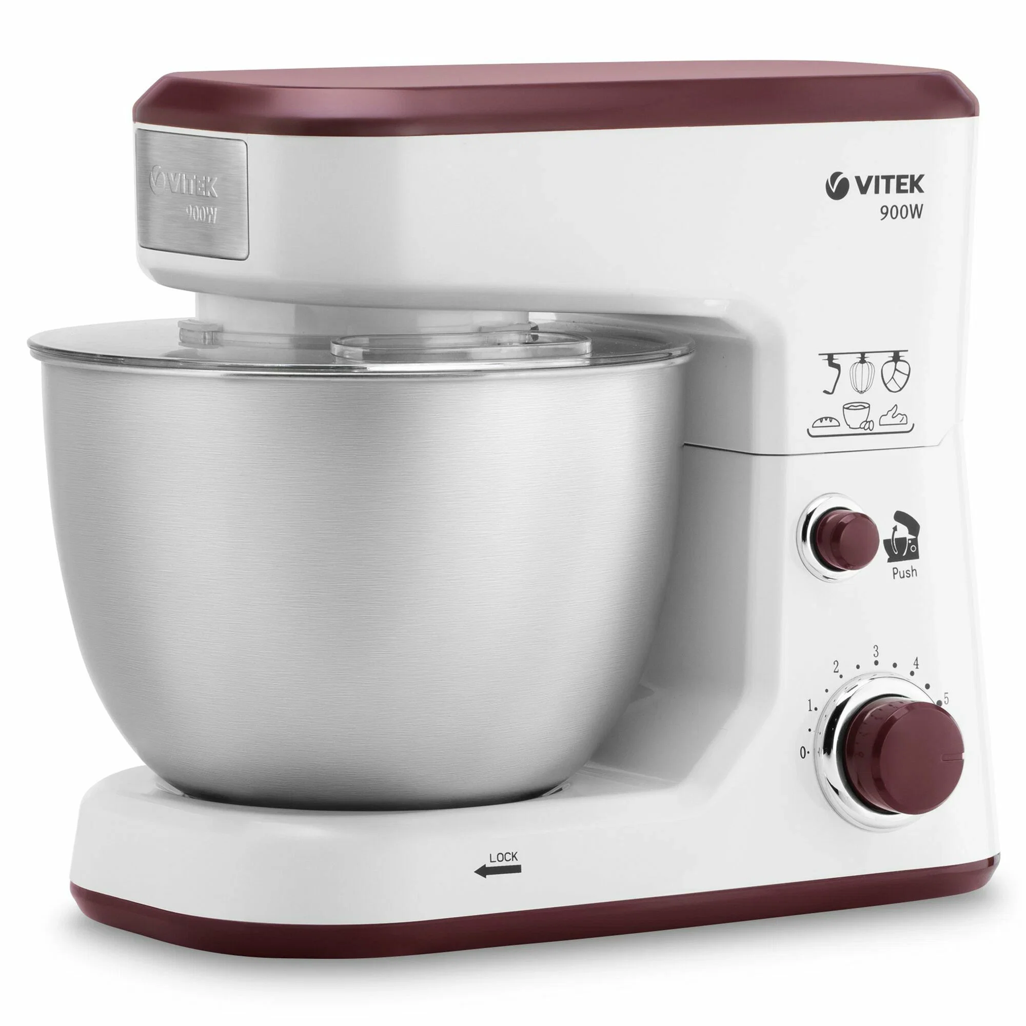 Кухонная машина Vitek VT-1433, 900Вт, белый