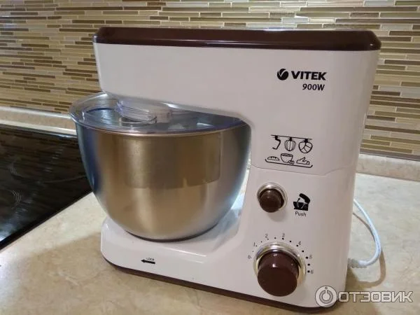Кухонная машина Vitek VT-1433, 900Вт, белый