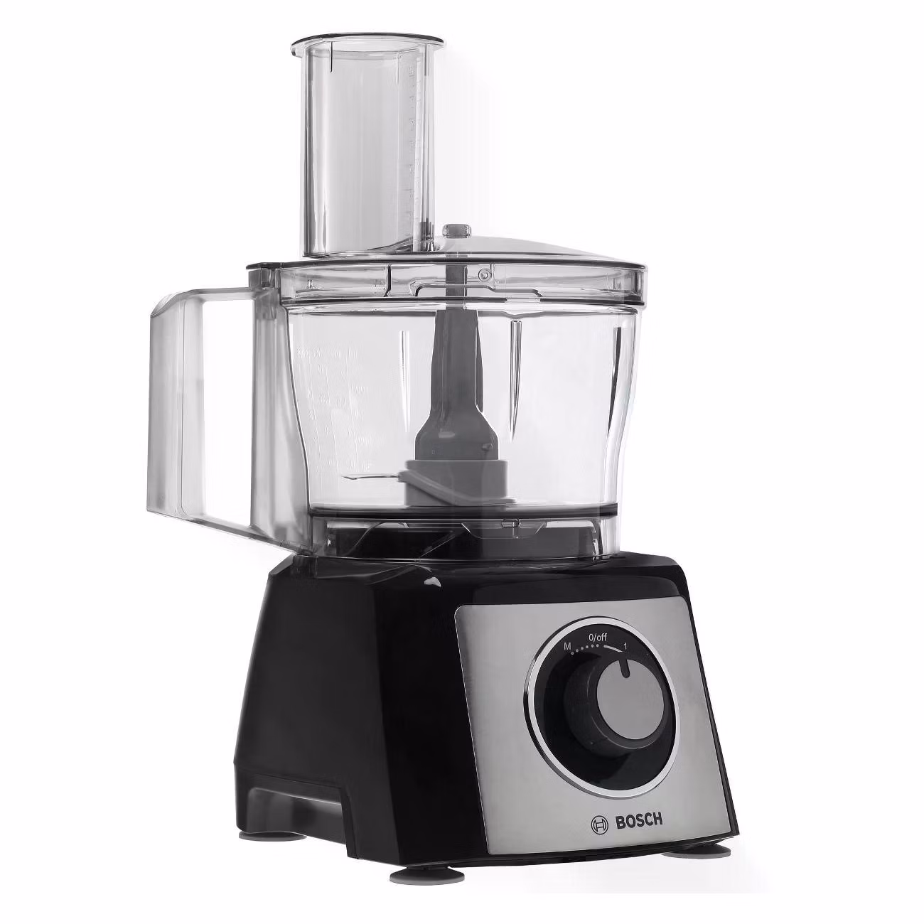 Кухонный комбайн Bosch MCM3501M 800 Вт, Скорости: 2, Блендер 1 л, Чаша 2.3 л, черный/серебристый