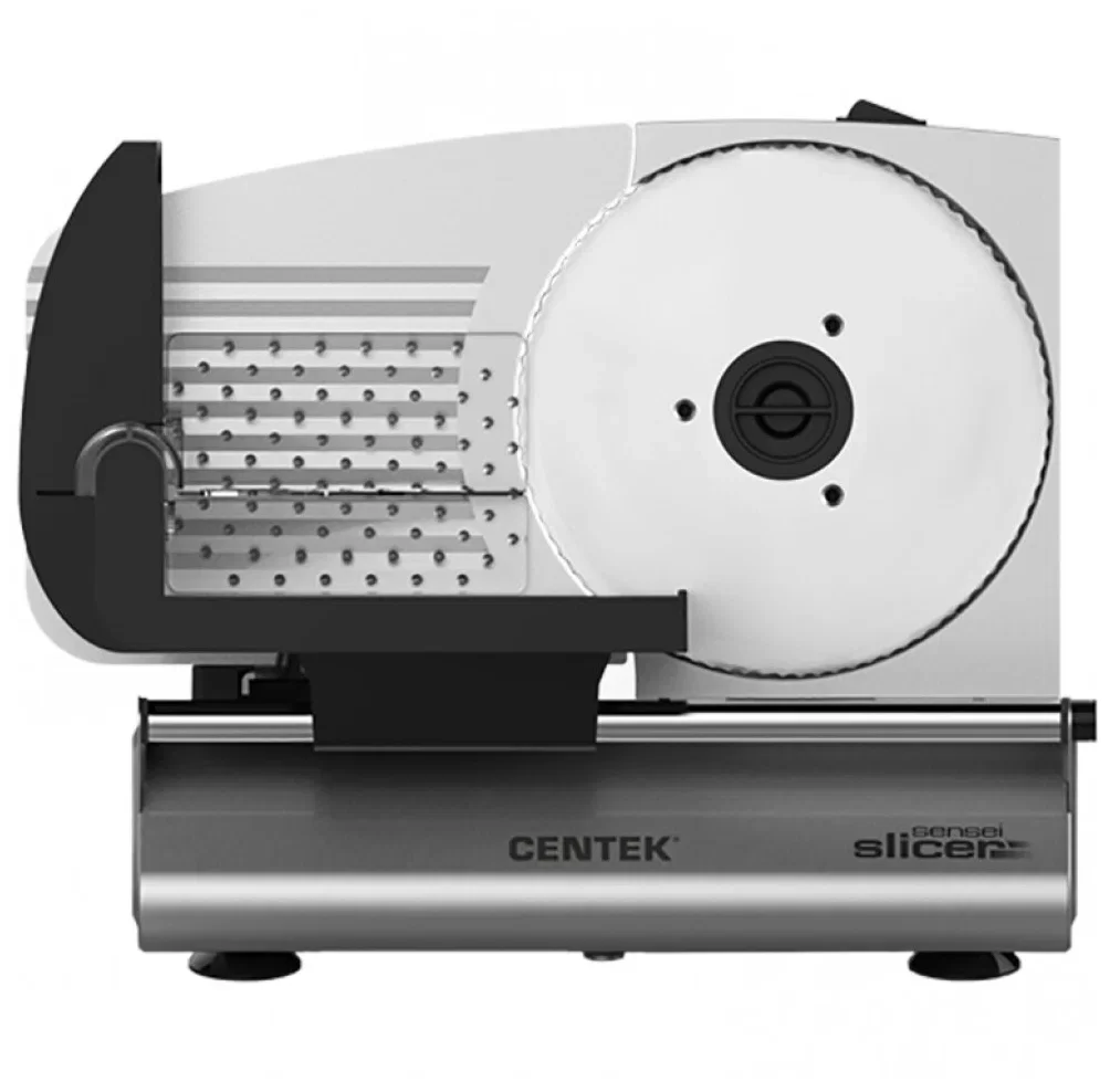 Ломтерезка Centek CT-1380, 150 Вт, толщина нарезки 3-15мм, держатель крайнего ломтика
