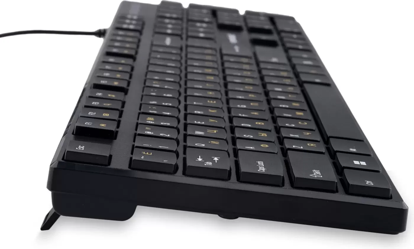 Клавиатура Gembird KB-250 проводная, USB Type-A, чёрный