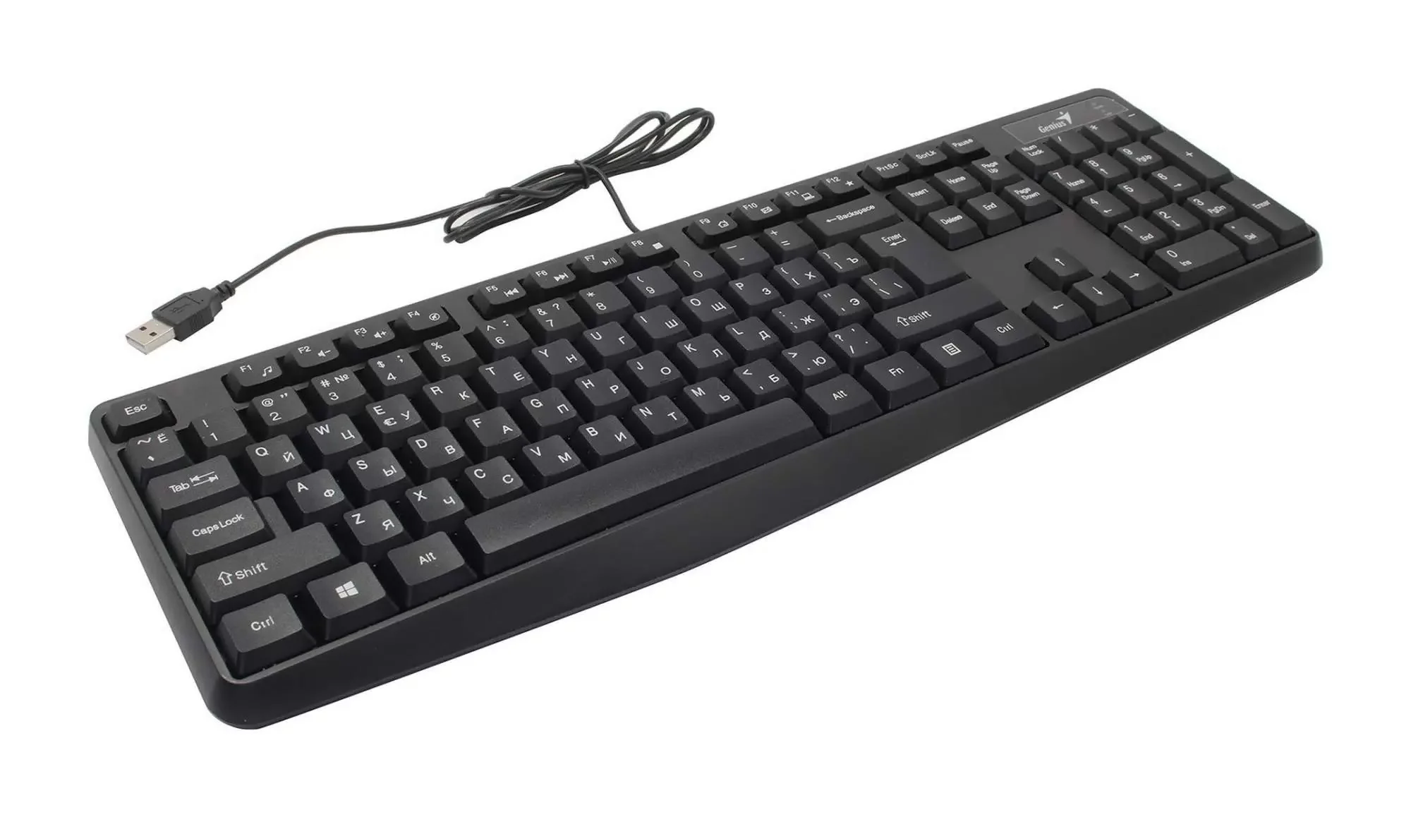 Клавиатура Genius KB-113 проводная, USB Type-A, чёрный