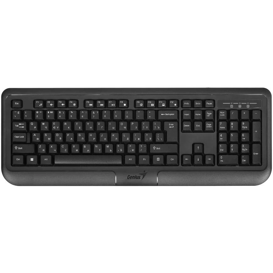 Клавиатура Genius KB-113 проводная, USB Type-A, чёрный