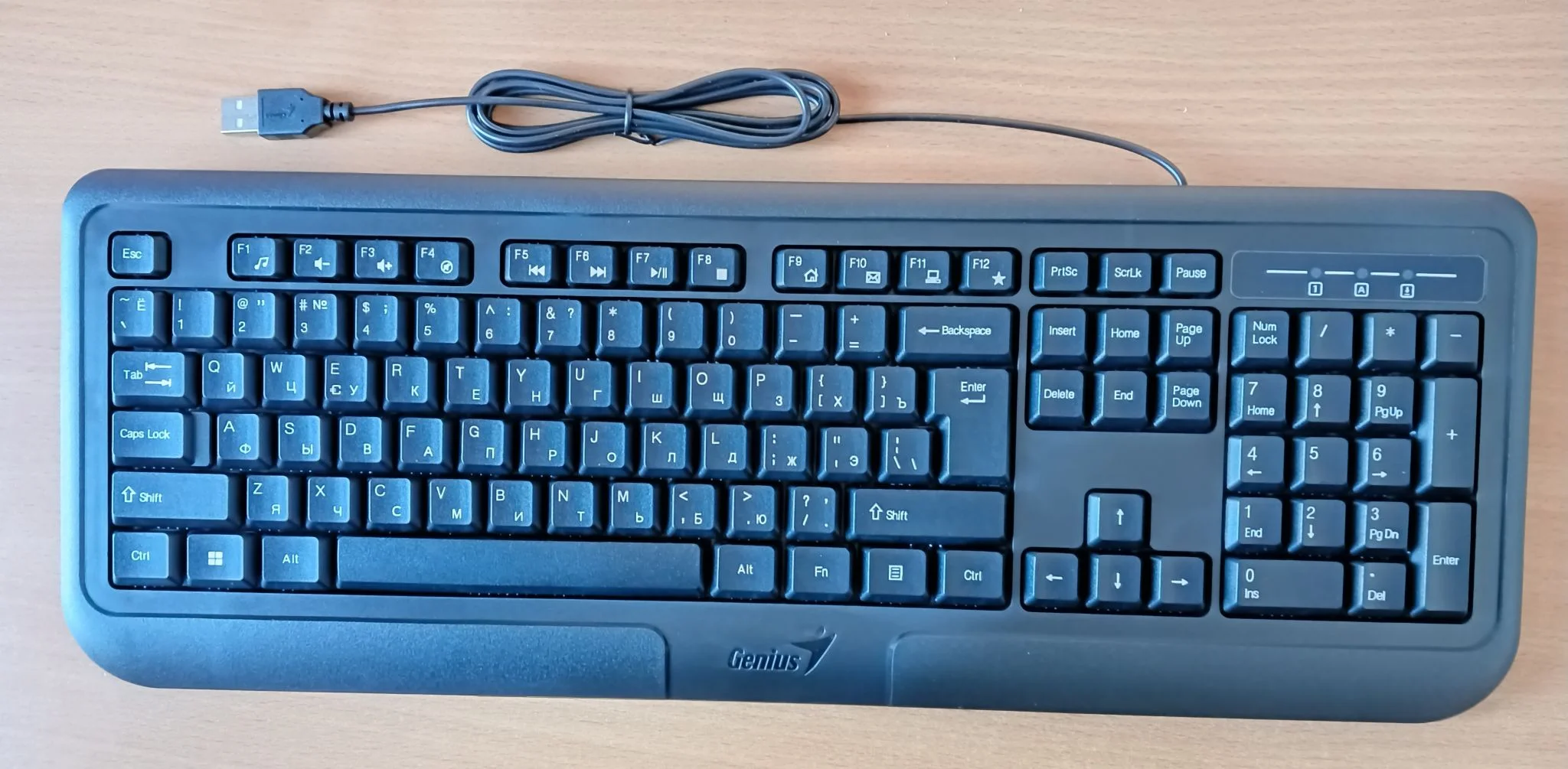 Клавиатура Genius KB-113 проводная, USB Type-A, чёрный
