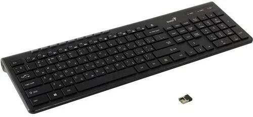 Клавиатура Genius Slimstar 7250BT беспроводная, Bluetooth, радиоканал, черный
