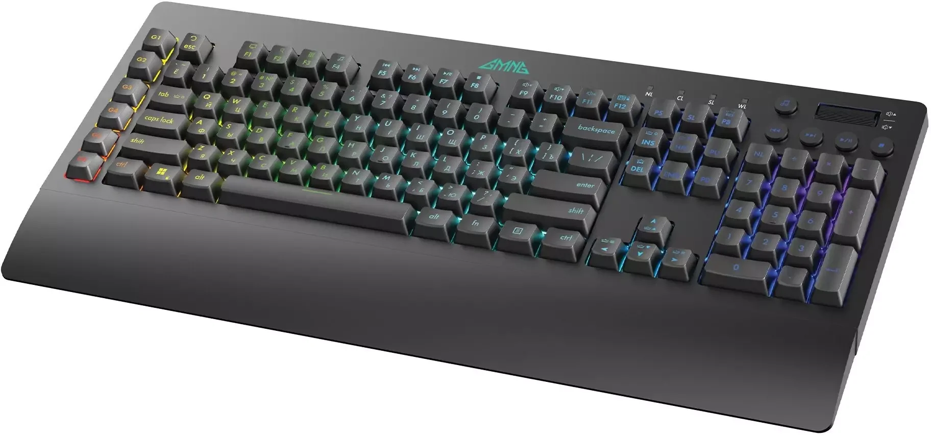 Клавиатура GMNG GG-KB770XP проводная, USB Type-A, чёрный