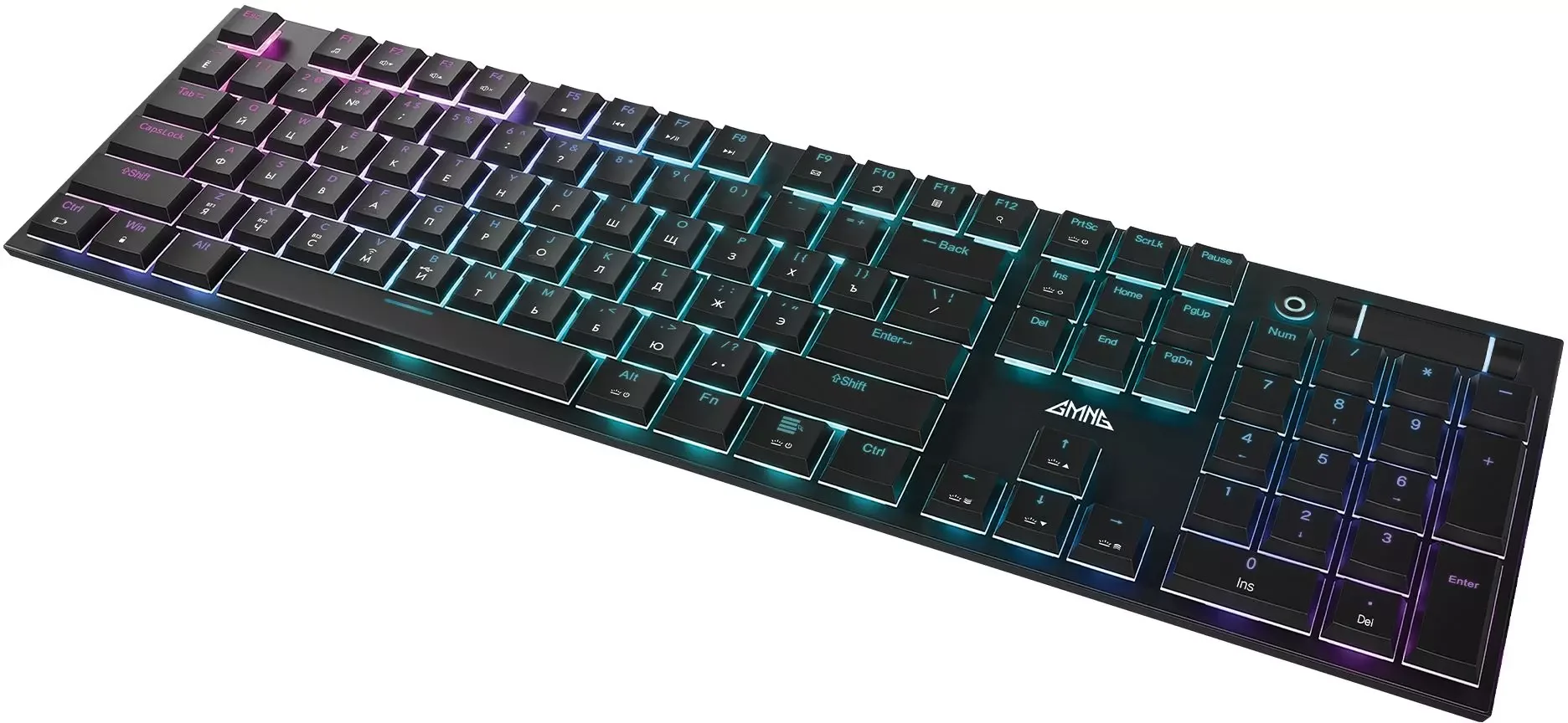 Клавиатура GMNG GG-KB783XPW (1910520) беспроводная, USB, Bluetooth/Радиоканал, черный