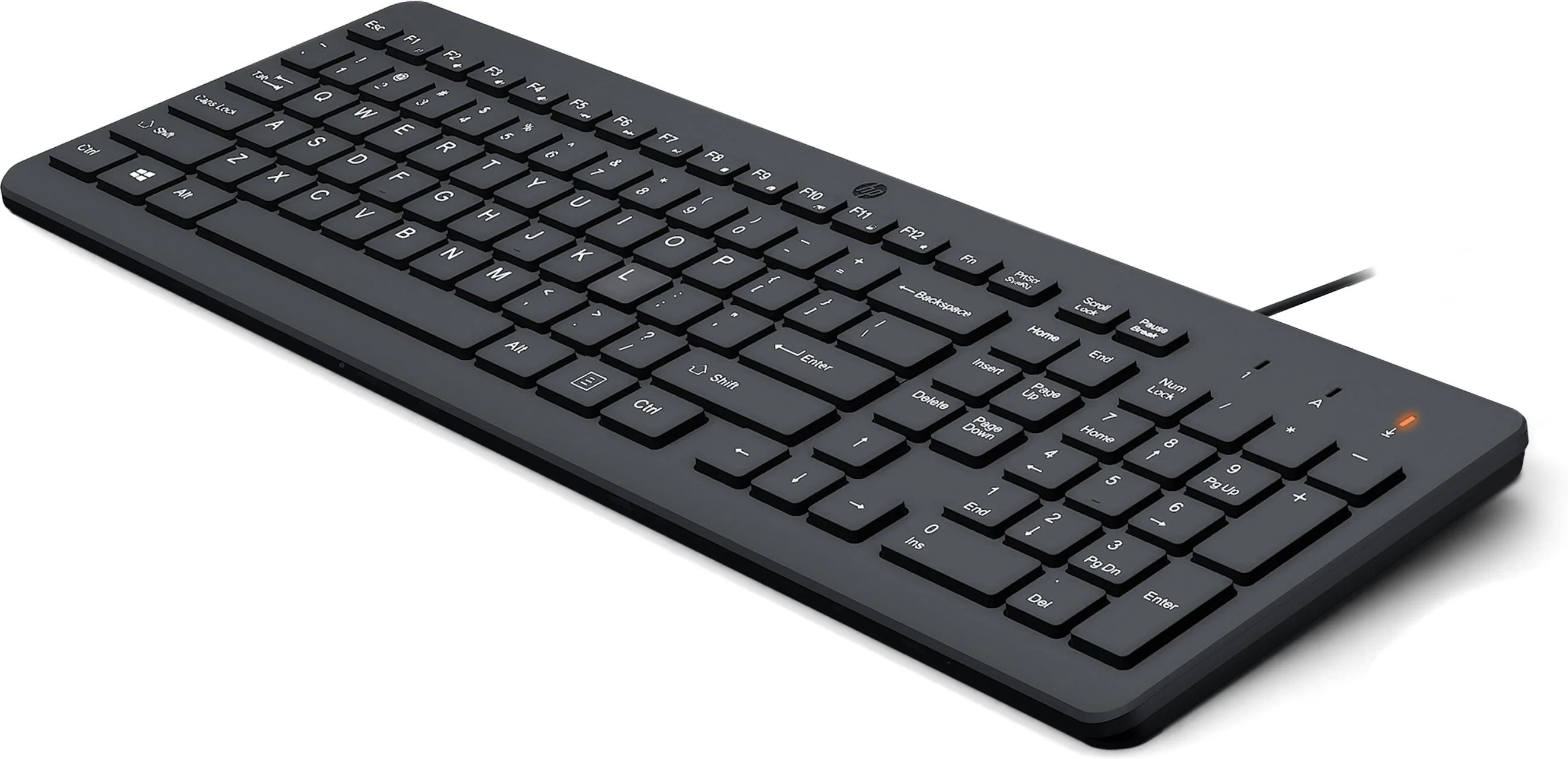 Клавиатура Keyboard HP 150 Wired черный ENG/RUS