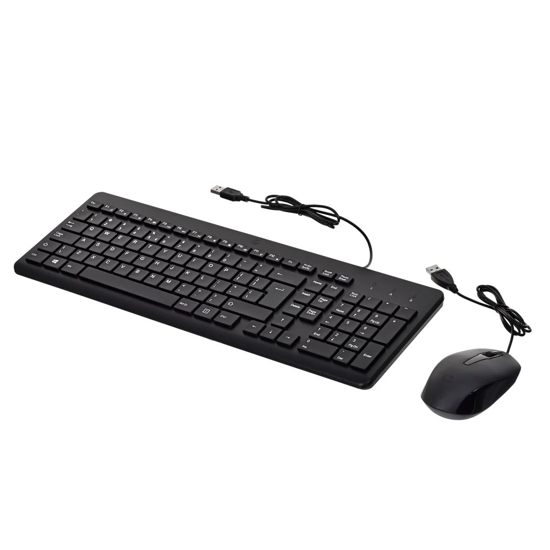Клавиатура Keyboard HP 150 Wired черный ENG/RUS