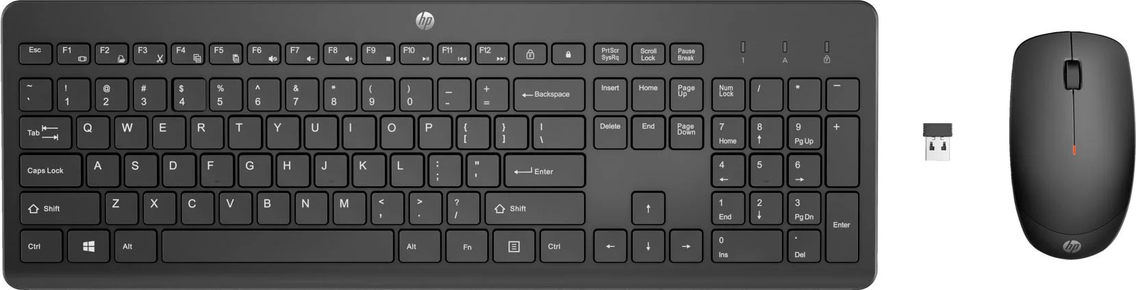 Клавиатура Keyboard HP 220 Wireless - черный ENG/RUS