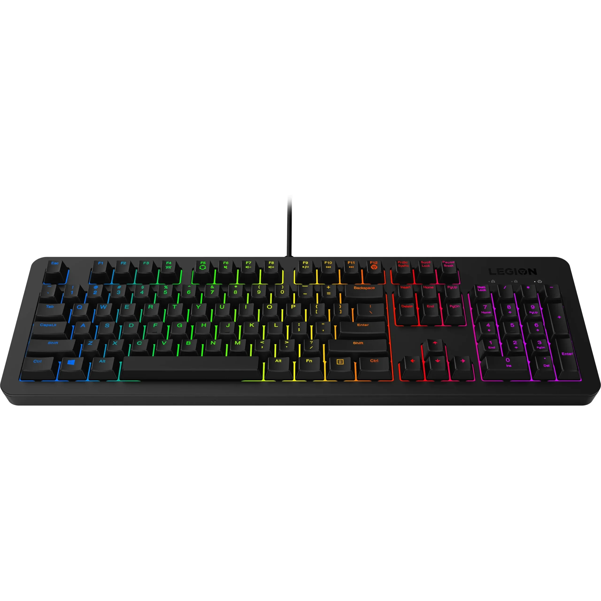 Клавиатура Lenovo Legion K310 проводная, USB Type-A, чёрный