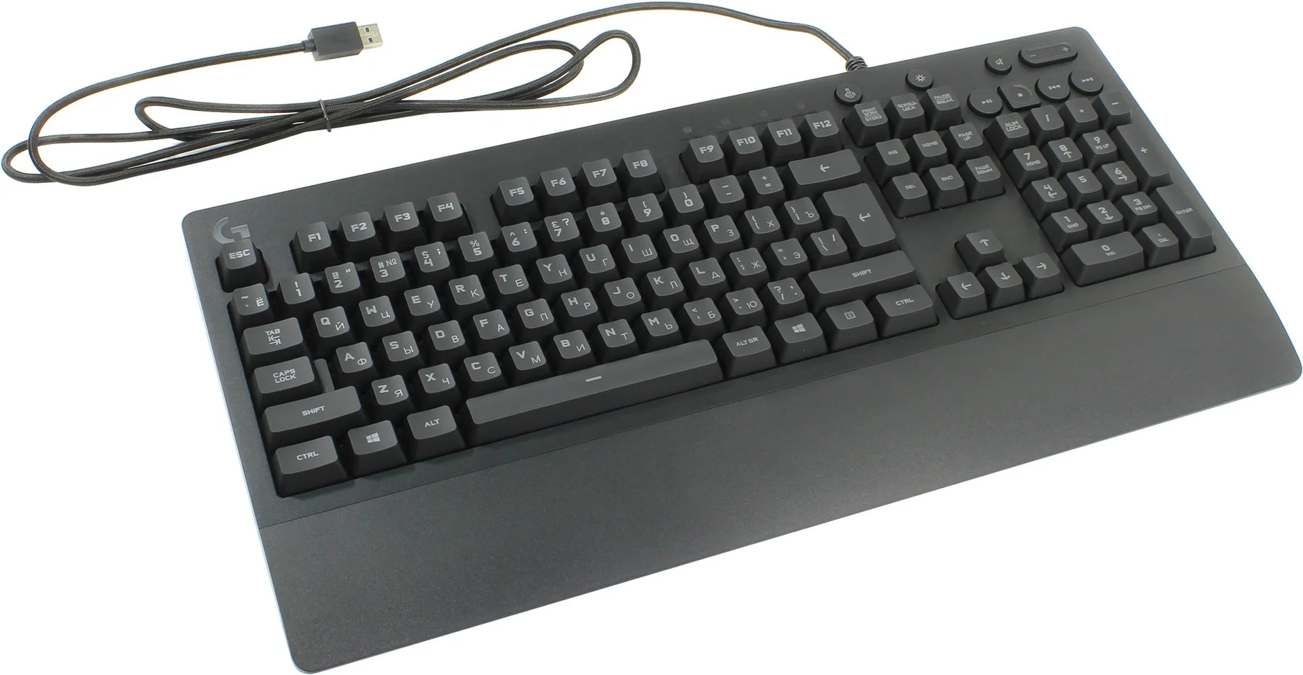 Клавиатура Logitech G213 Prodigy черный USB 2.0 Multimedia Gamer LED (подставка для запястий)