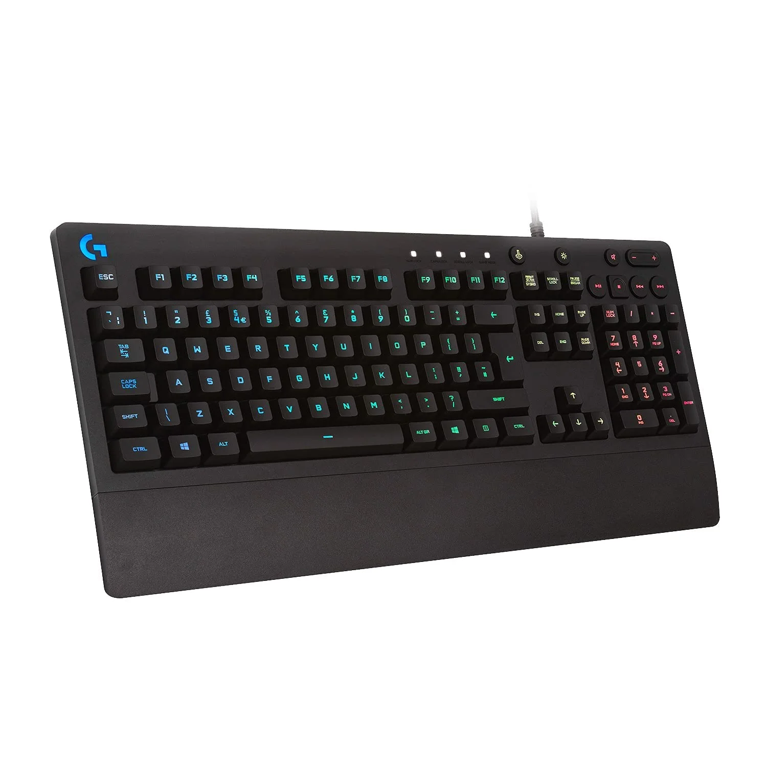 Клавиатура Logitech G213 Prodigy черный USB 2.0 Multimedia Gamer LED (подставка для запястий)