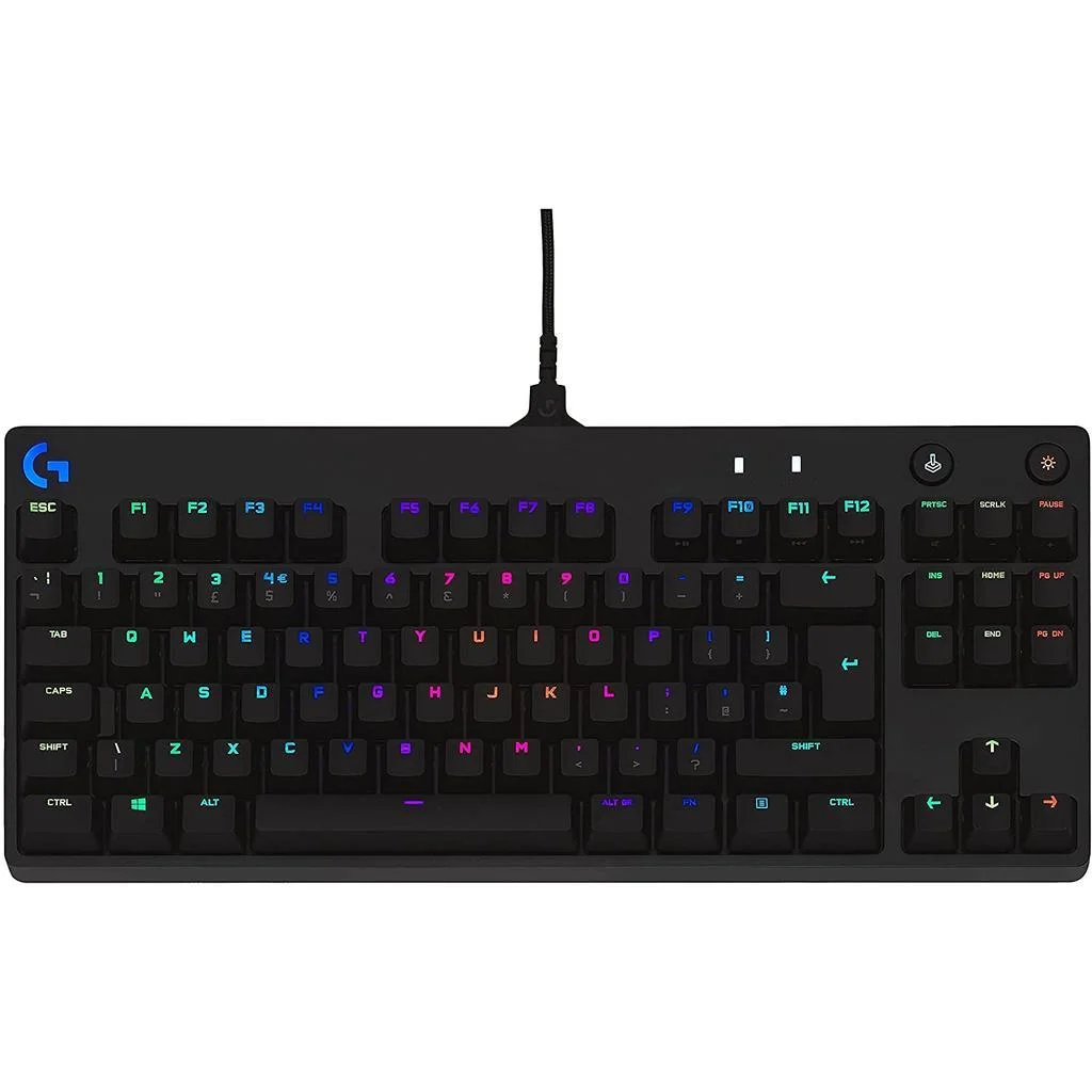 Клавиатура Logitech Gaming PRO проводная, USB Type-A, чёрный