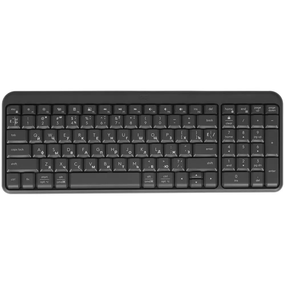 Клавиатура Logitech K251 беспроводная, Bluetooth, чёрный