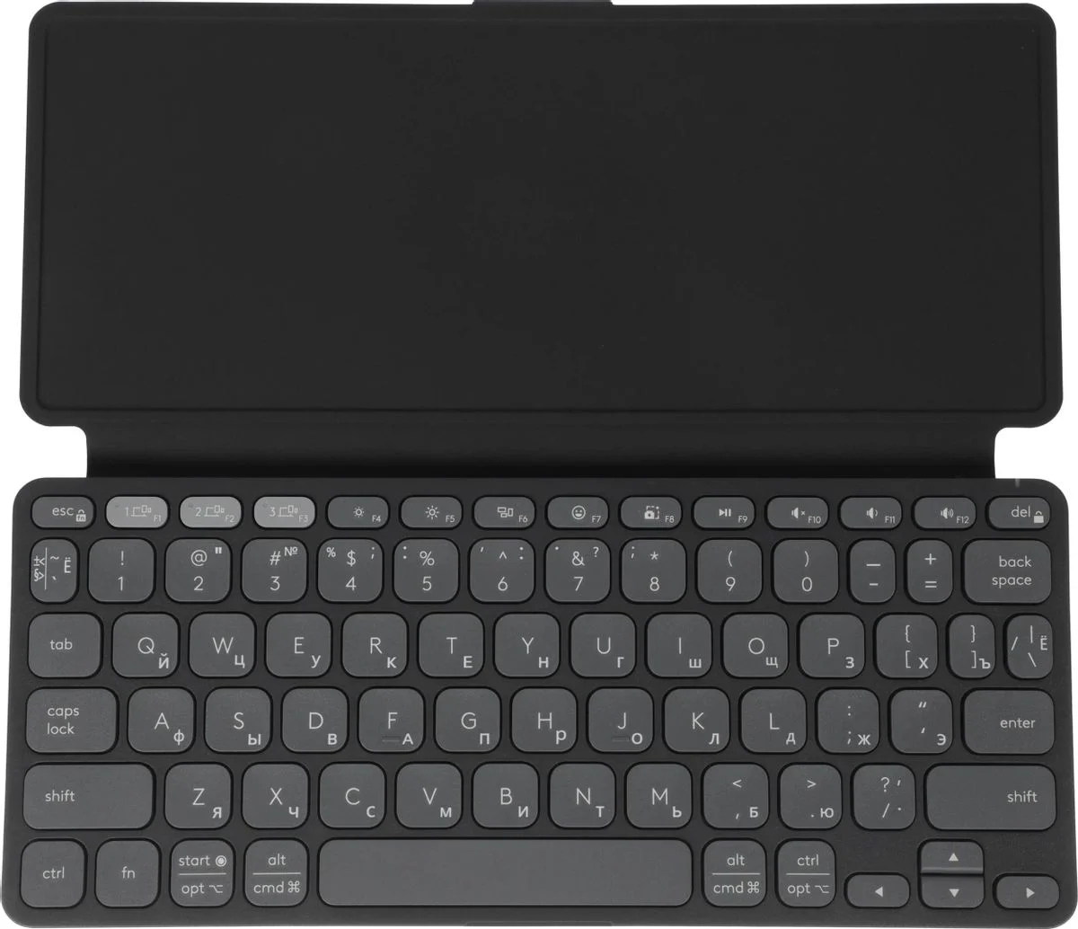 Клавиатура Logitech Keys to Go 2 беспроводная, Bluetooth, серый