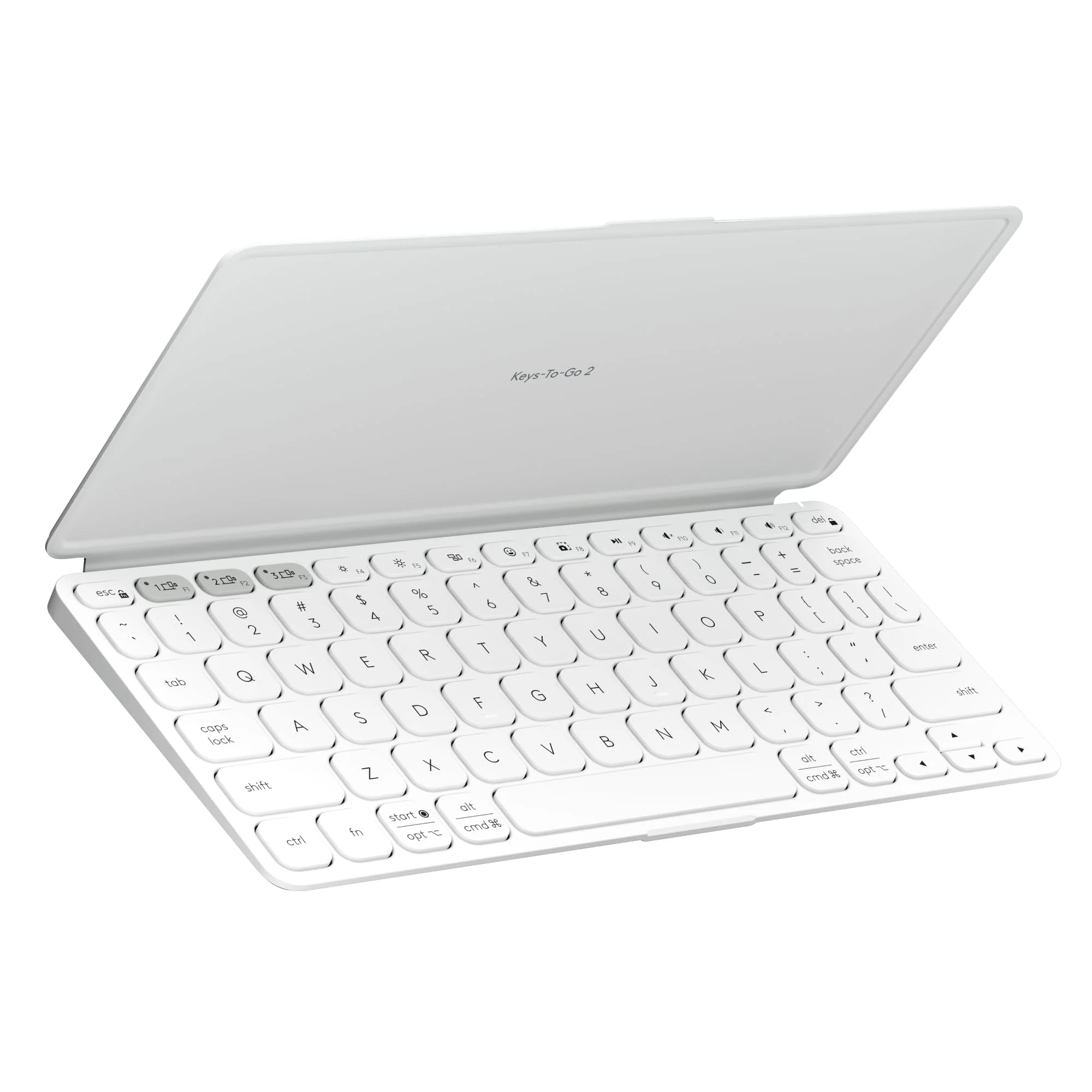 Клавиатура Logitech Keys to Go 2 беспроводная, Bluetooth, серый