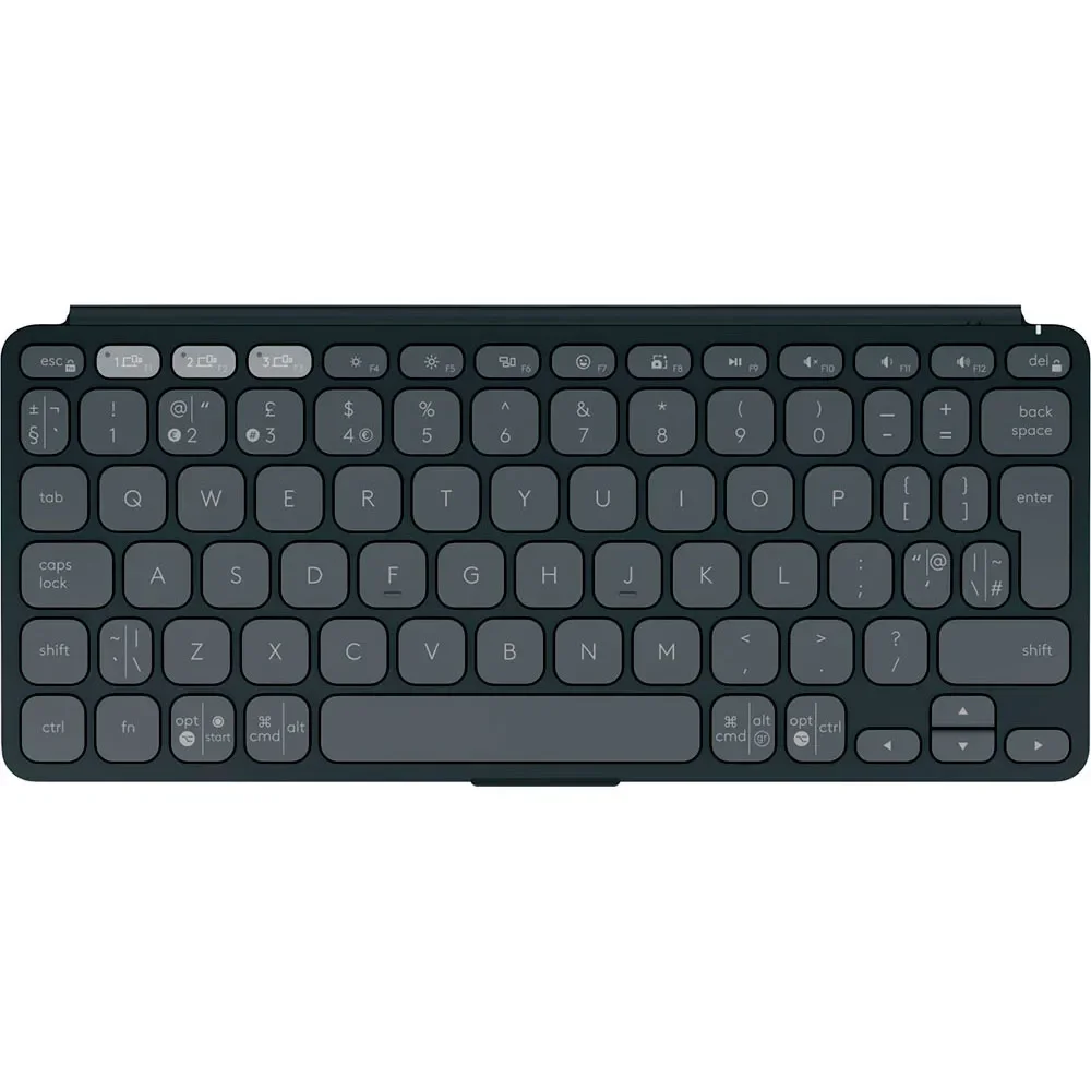 Клавиатура Logitech Keys to Go 2 беспроводная, Bluetooth, серый