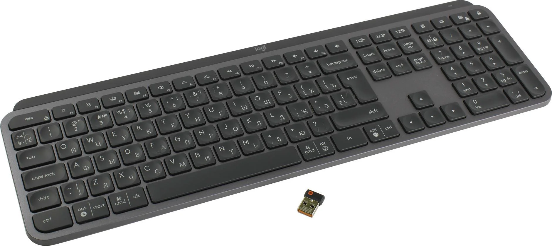 Клавиатура Logitech MX Keys Graphite (920-009564)