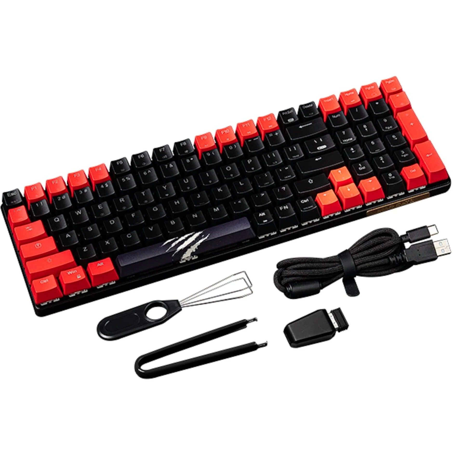 Клавиатура Mad Catz S.T.R.I.K.E. 11 гибридная, Bluetooth, радиоканал, чёрный