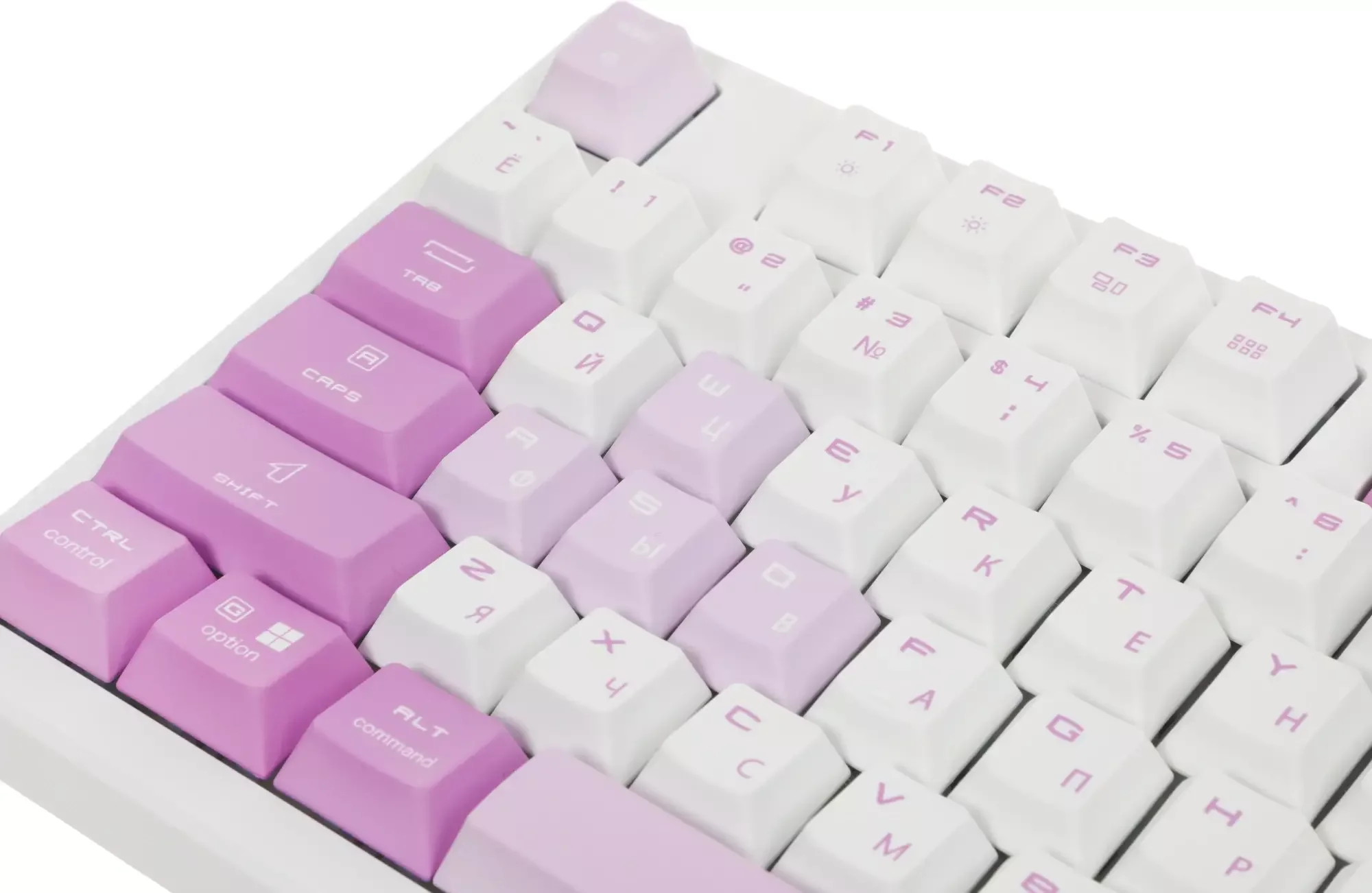 Клавиатура MSI Forge GK600 гибридная, Bluetooth, радиоканал, белый