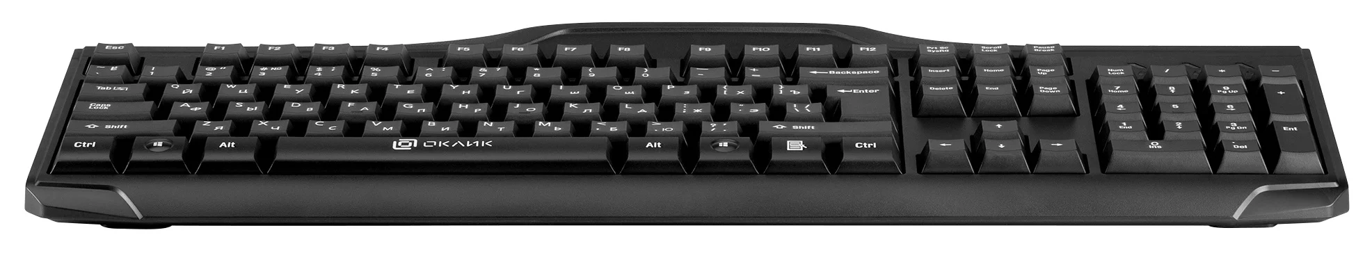 Клавиатура Oklick 170M проводная, USB Type-A, чёрный