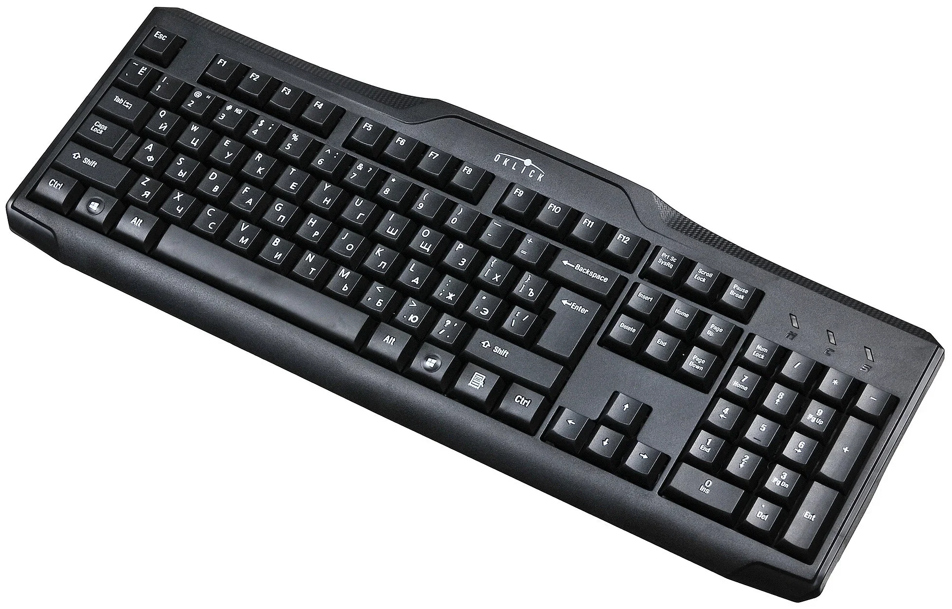 Клавиатура Oklick 170M проводная, USB Type-A, чёрный
