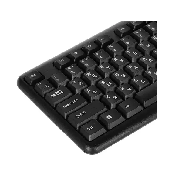 Клавиатура Oklick 180V2 проводная, USB Type-A, чёрный