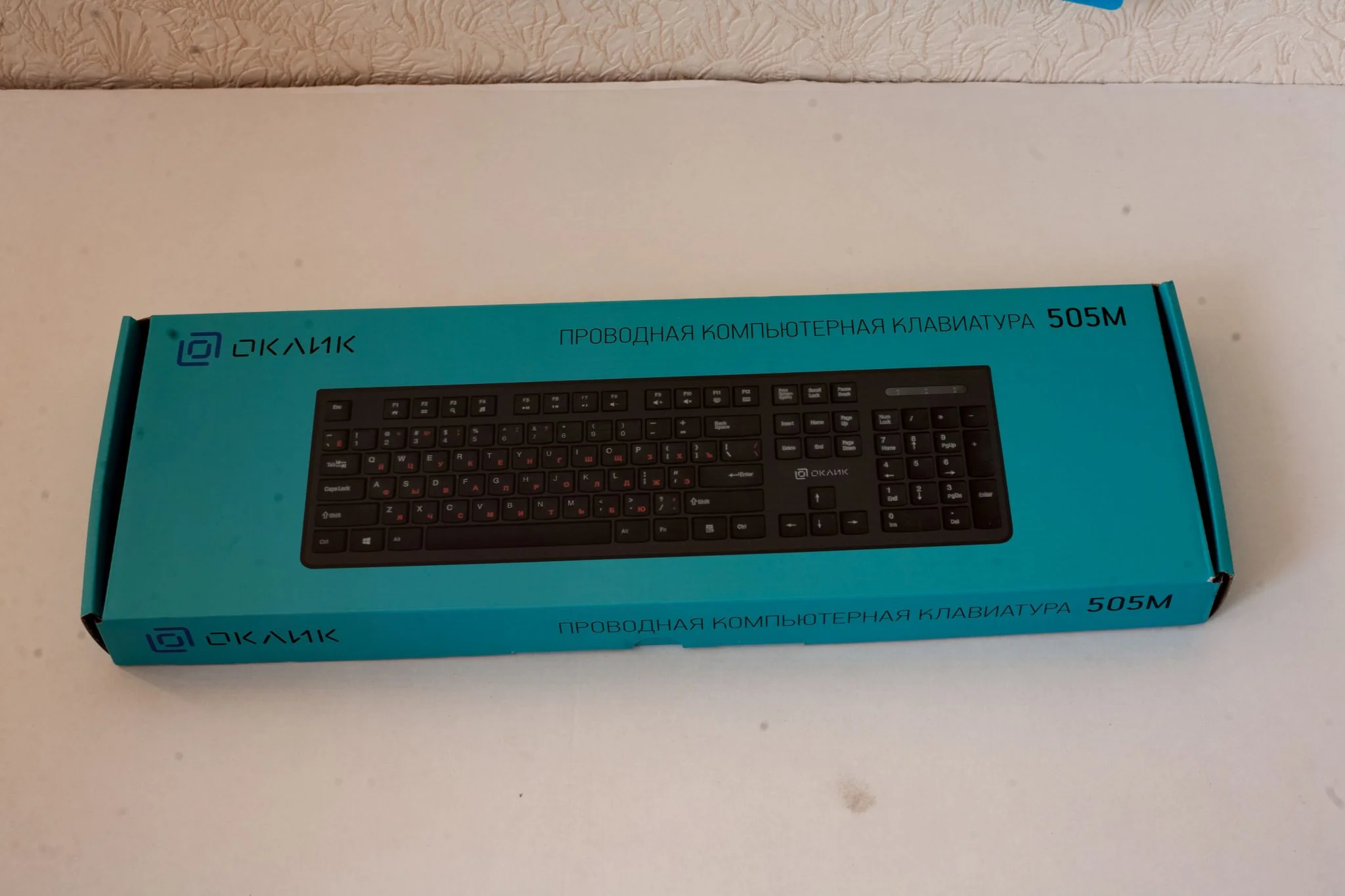 Клавиатура Oklick 505M проводная, USB Type-A, чёрный