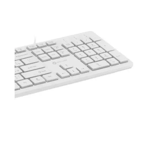 Клавиатура Oklick 550ML проводная, USB Type-A, белый