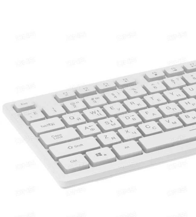 Клавиатура Oklick 550ML проводная, USB Type-A, белый