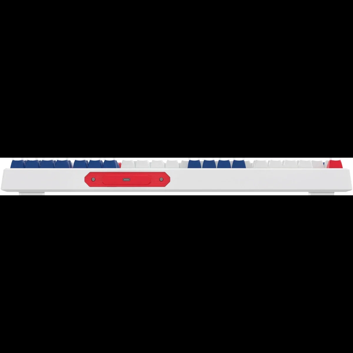Клавиатура Oklick 725G проводная, USB Type-A, белый/красный