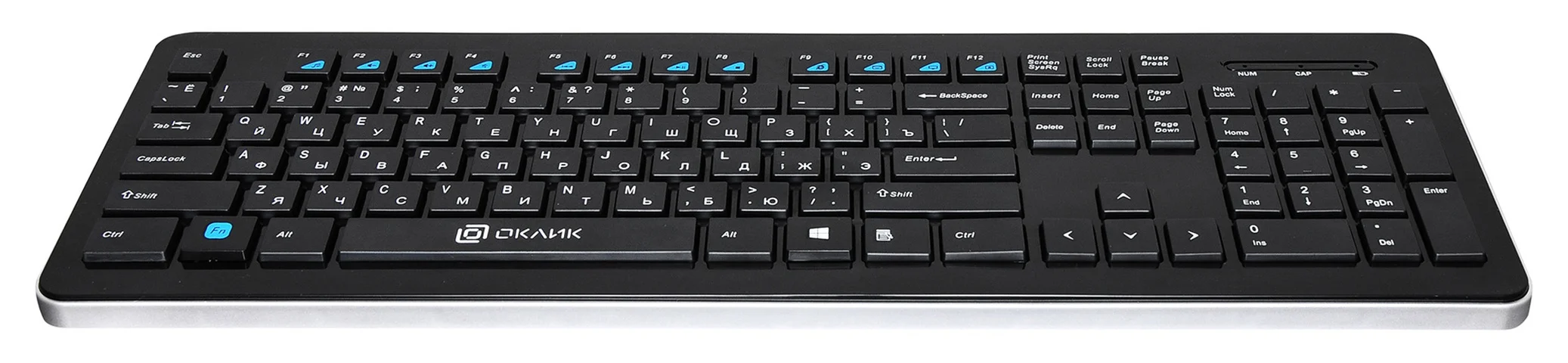 Клавиатура Oklick 870S беспроводная, радиоканал, чёрный
