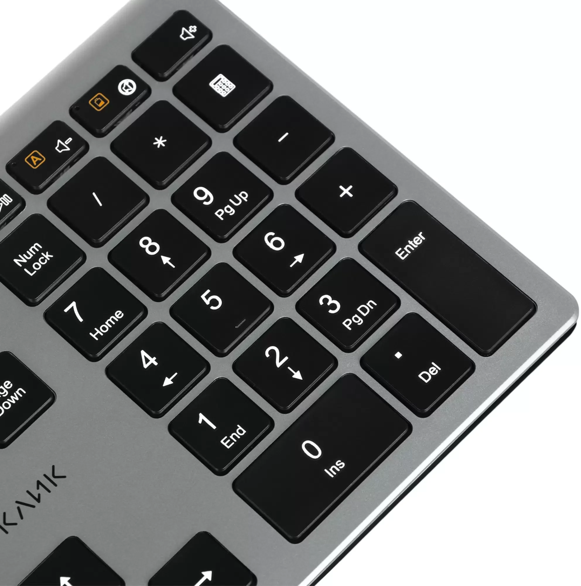 Клавиатура Oklick 890S беспроводная, радиоканал, серый