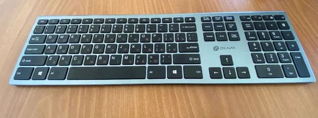 Клавиатура Oklick 890S проводная, USB Type-A, серый