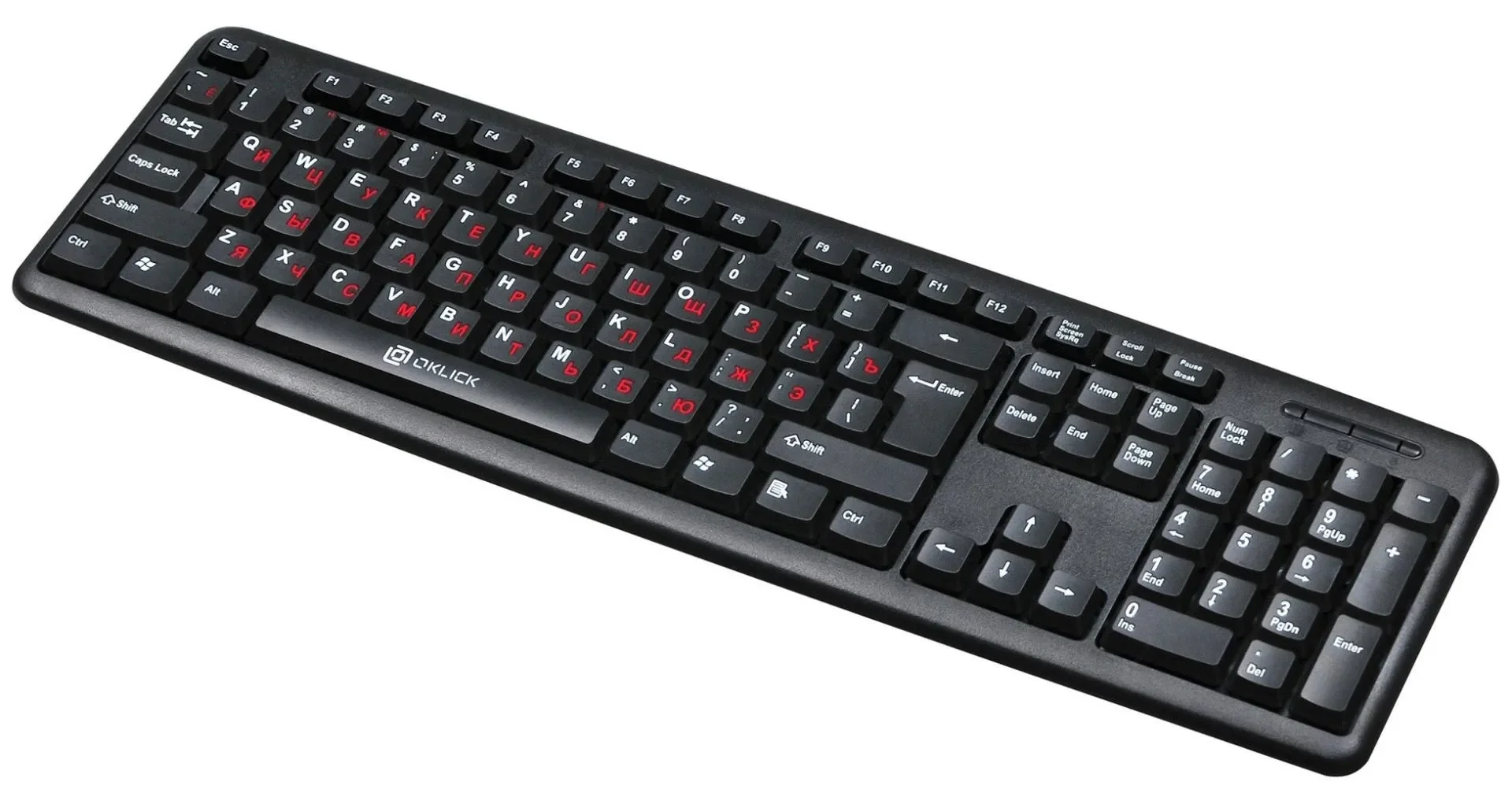Клавиатура Oklick 90M проводная, USB Type-A, чёрный
