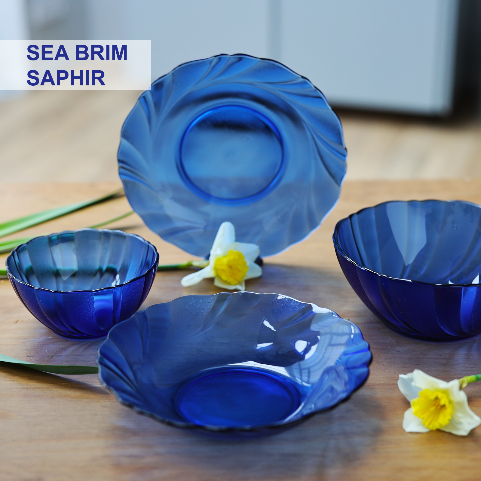 SEA BRIM SAPHIR Кружка стекл 310мл