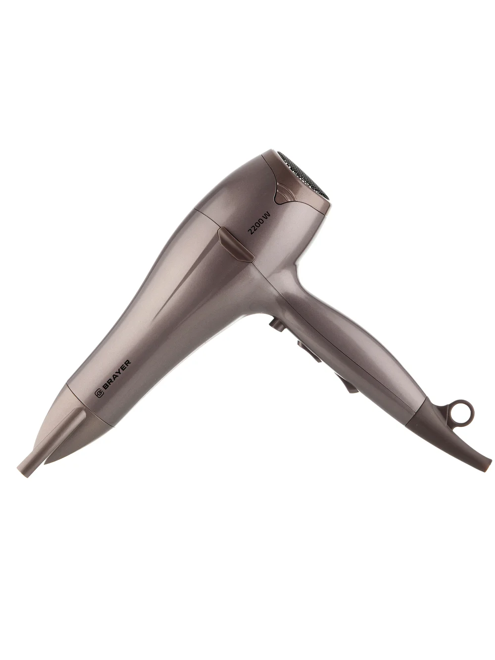 Фен BRAYER BR3006, 2200 Вт, 2 cкор, 3 темп., узкий конц., холод.