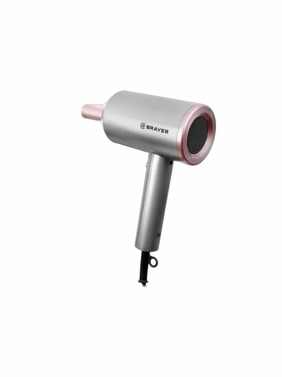 Фен BRAYER BR3022, 1800 Вт, 2 cкор, торнадо 360, узкий конц., турборежим. 1,8 м