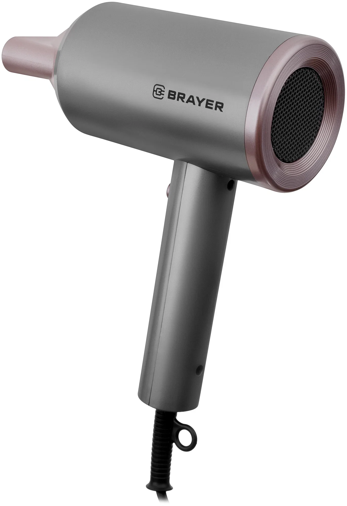 Фен BRAYER BR3022, 1800 Вт, 2 cкор, торнадо 360, узкий конц., турборежим. 1,8 м