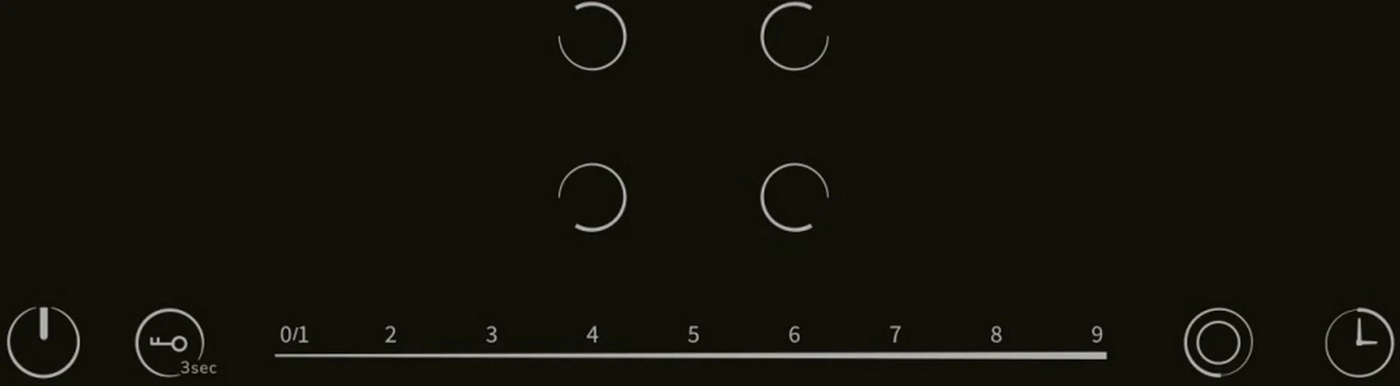 Варочная поверхность LEX EVH 642D BL черный