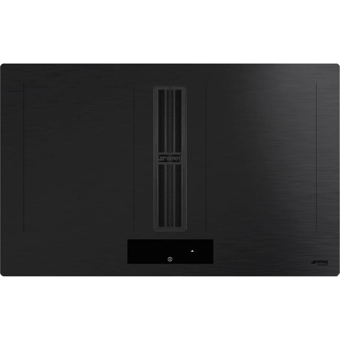 Варочная поверхность со встроенной вытяжкой Smeg HOBD382MB2, 83 см, индукция, слайдерное управление, 4 зоны нагрева, 9 уровней мощности, автоматическо