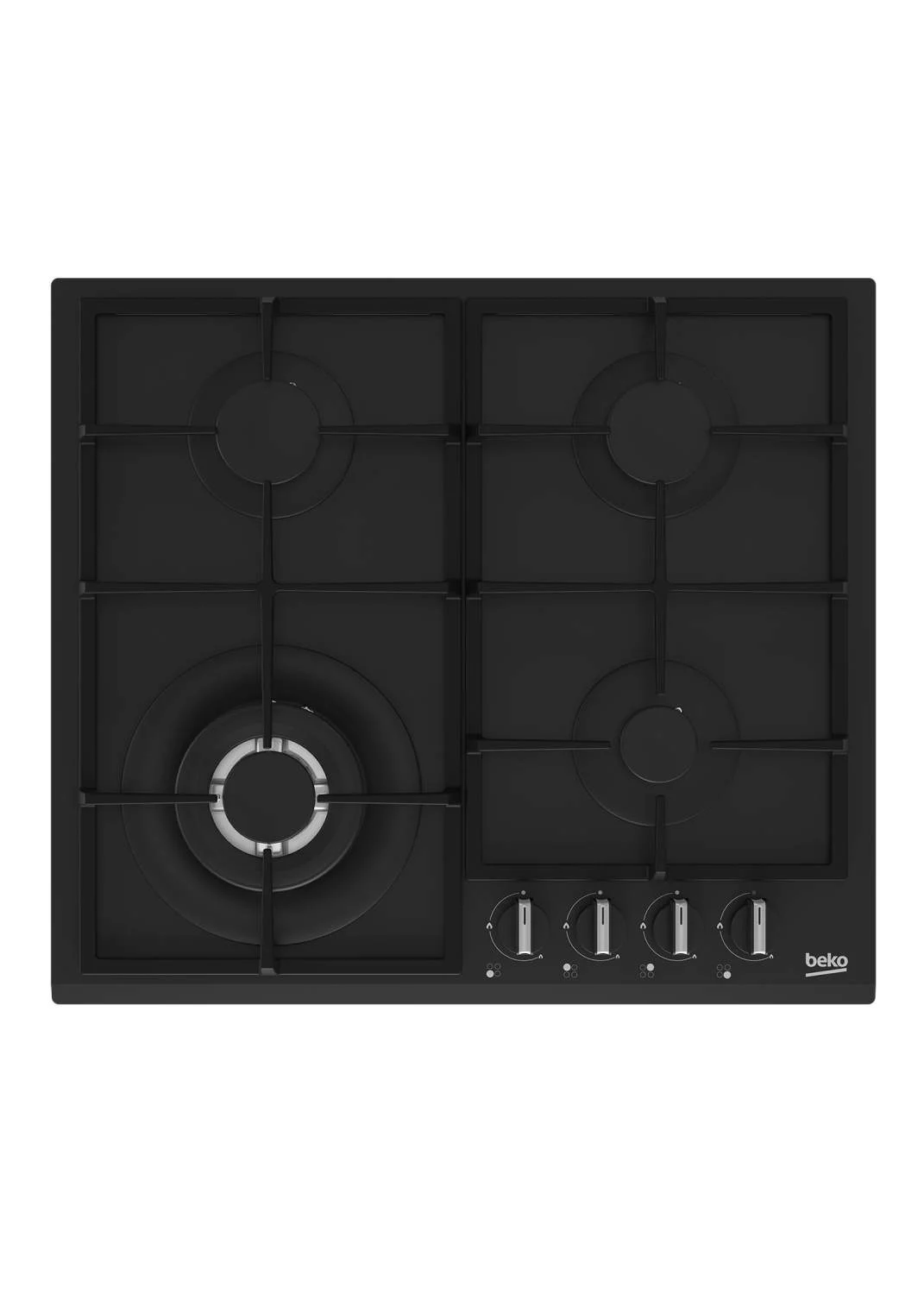 Встраиваемая газовая варочная поверхность Beko HIYG 64225 SBO, Черный