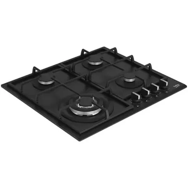 Встраиваемая газовая варочная поверхность Beko HIYG 64225 SBO, Черный
