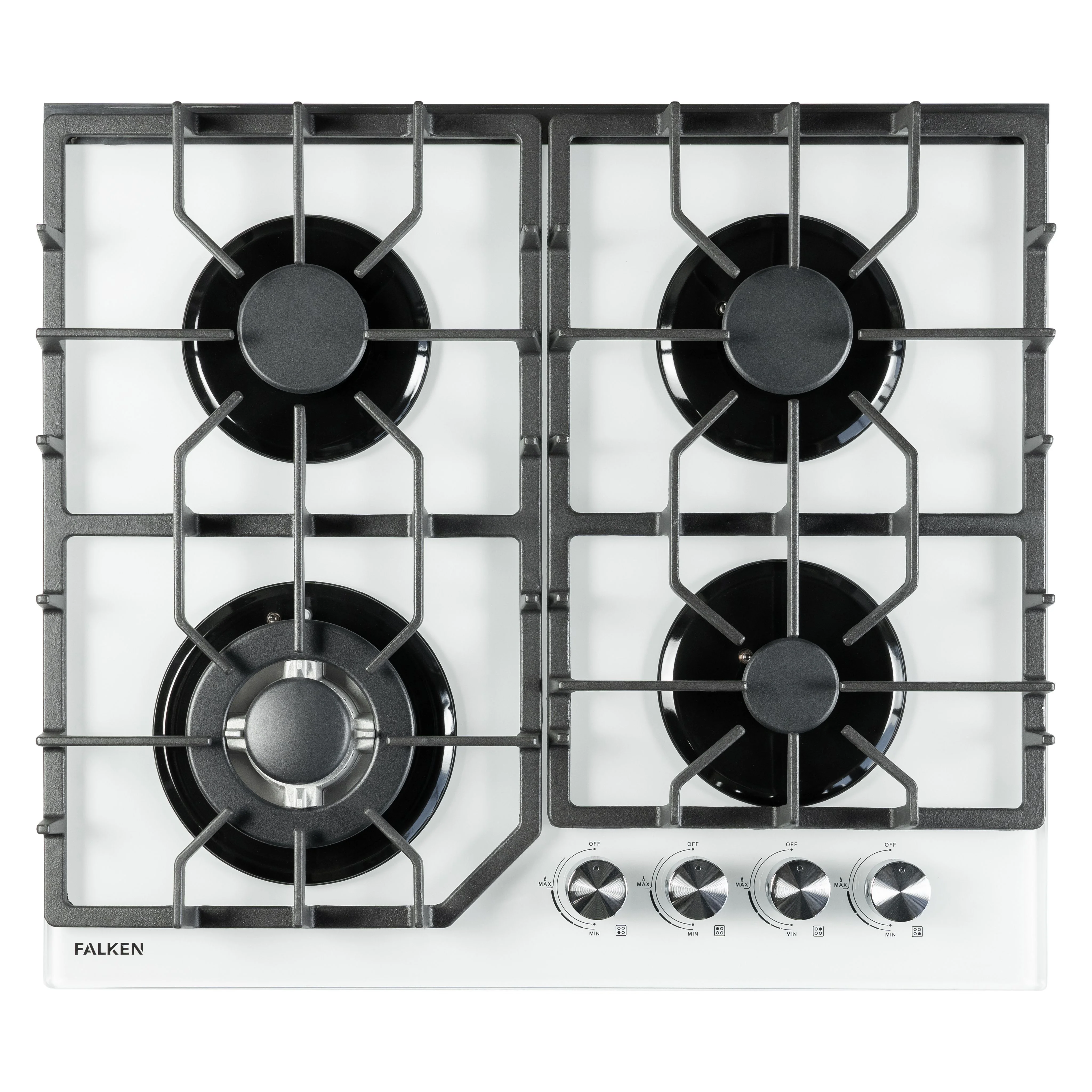 Встраиваемая газовая панель ELTRONIC (33-03) 4 конфорки , белый