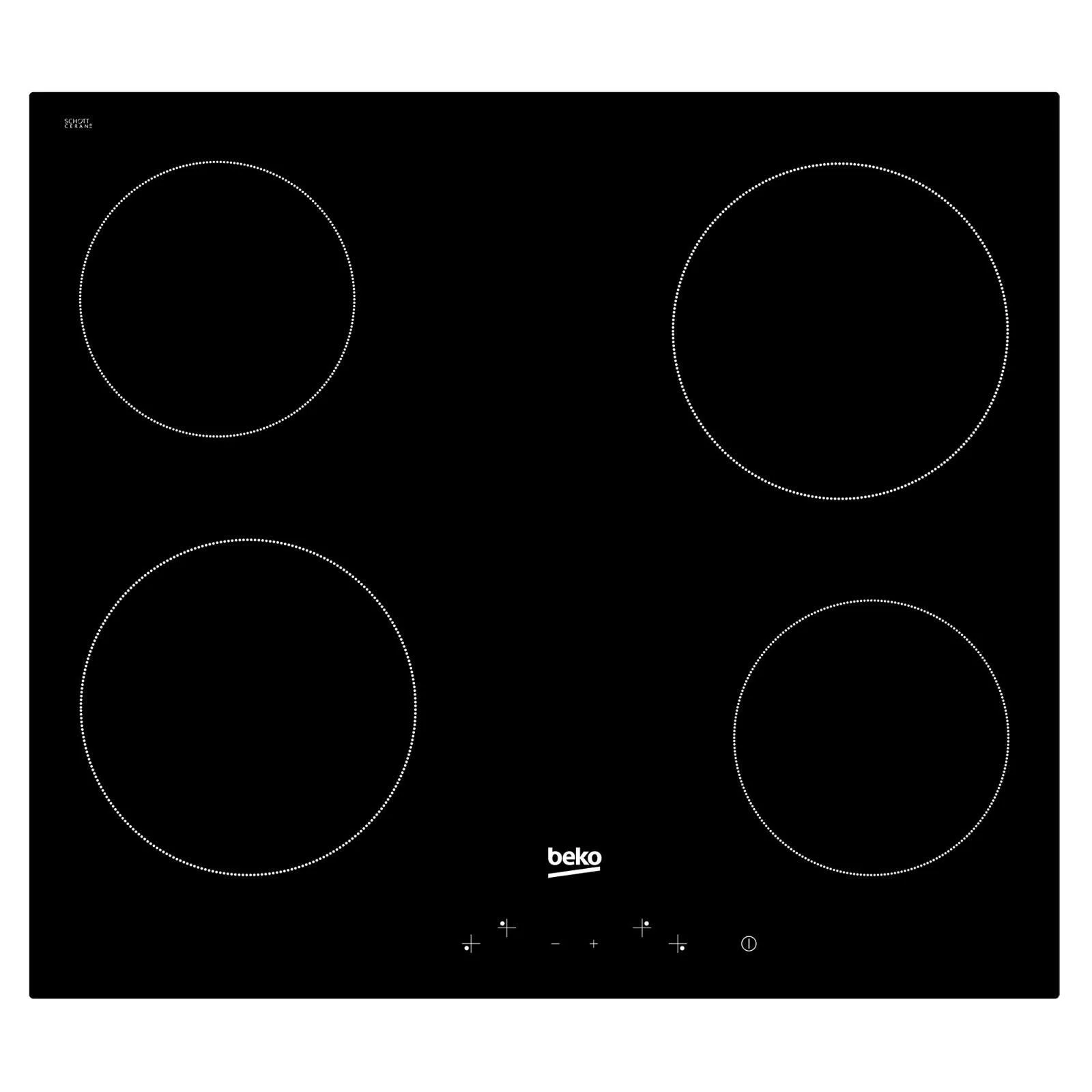 Встраиваемая электрическая варочная панель Beko HIC 64400 E, черный