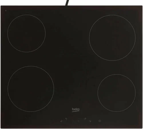 Встраиваемая электрическая варочная панель Beko HIC 64400 E, черный