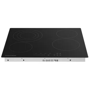 Встраиваемая электрическая панель Kuppersberg ECS 630 60 см, электрическая, 4 конфорки, черный