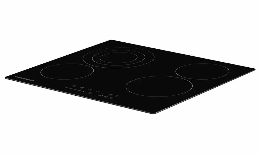 Встраиваемая электрическая панель Kuppersberg ECS 630 60 см, электрическая, 4 конфорки, черный