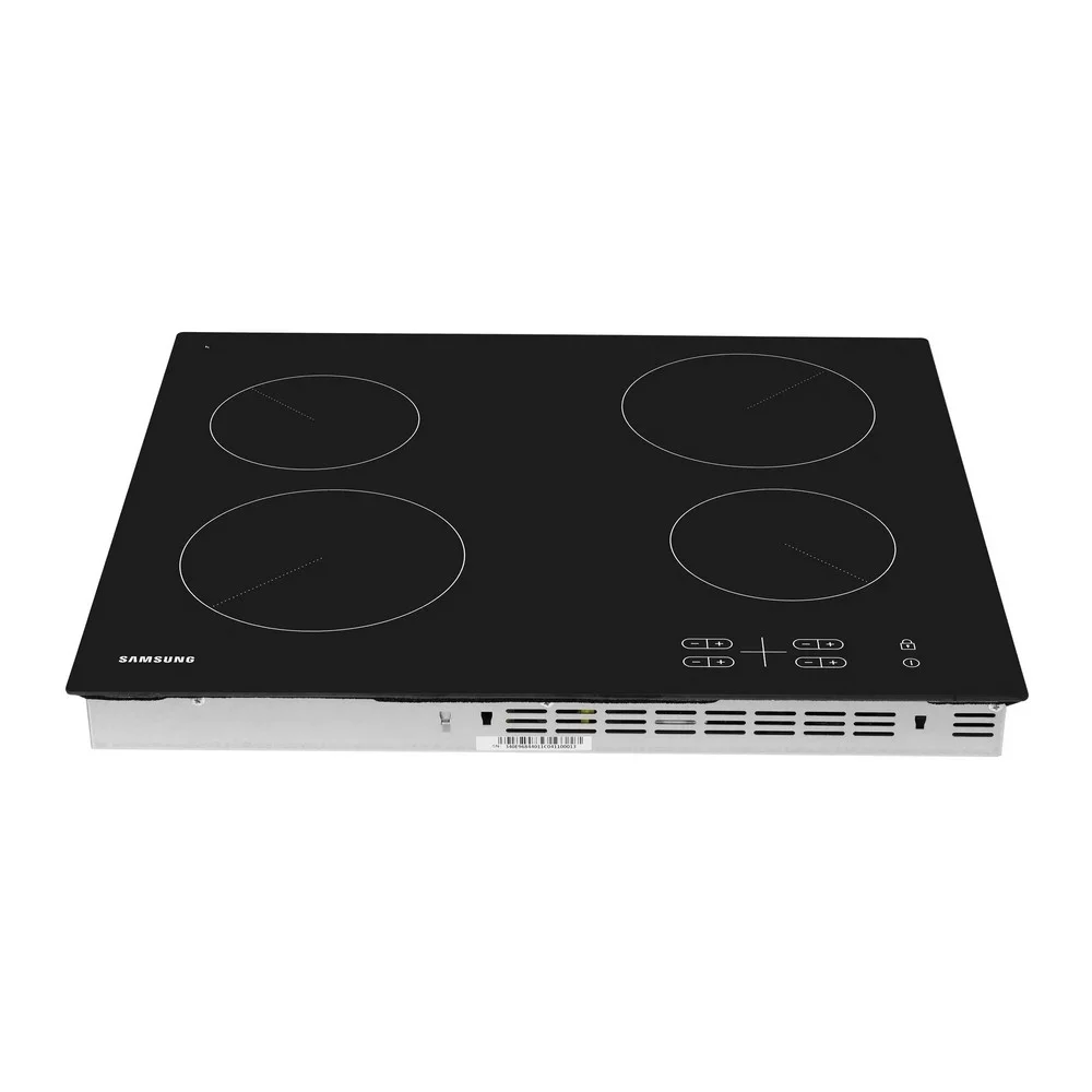 Встраиваемая электрическая панель Samsung NZ64T3506AK/WT 575x505x55 мм, стеклокерамика, 4 конфорки, скошенная рамка,сенсорное управление, светодиодный